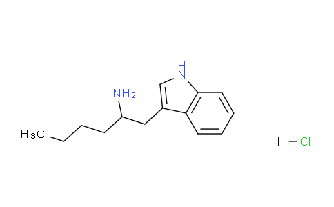 CAS No. 5085-06-3, 1-(1H-Indol-3-yl)hexan-2-amine hydrochloride