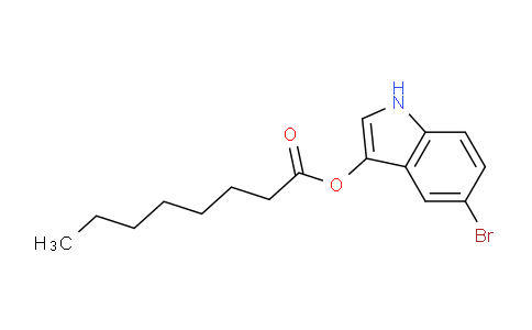 CAS No. 133950-69-3, 5-Bromo-1H-indol-3-yl octanoate