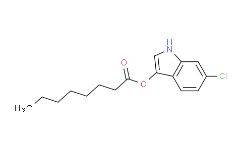 CAS No. 159954-35-5, 6-Chloro-1H-indol-3-yl octanoate