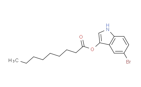 CAS No. 133950-70-6, 5-Bromo-1H-indol-3-yl nonanoate