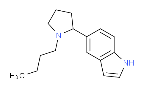 CAS No. 1355201-17-0, 5-(1-Butylpyrrolidin-2-yl)-1H-indole