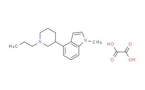CAS No. 82439-12-1, 1-Methyl-4-(1-propylpiperidin-3-yl)-1H-indole oxalate