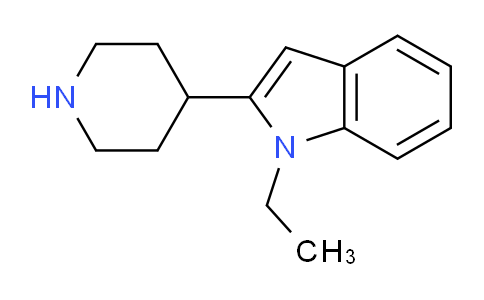CAS No. 1447959-01-4, 1-Ethyl-2-(piperidin-4-yl)-1H-indole