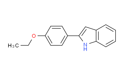 CAS No. 5883-84-1, 2-(4-Ethoxyphenyl)-1H-indole