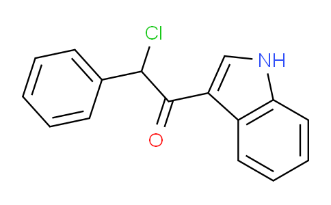 CAS No. 42883-45-4, 2-Chloro-1-(1H-indol-3-yl)-2-phenylethanone