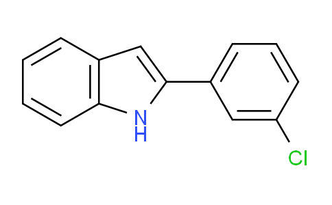 CAS No. 23746-77-2, 2-(3-Chlorophenyl)-1H-indole
