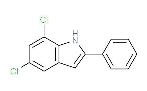 CAS No. 5326-26-1, 5,7-Dichloro-2-phenyl-1H-indole
