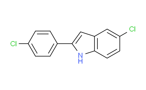 CAS No. 23746-80-7, 5-Chloro-2-(4-chlorophenyl)-1H-indole