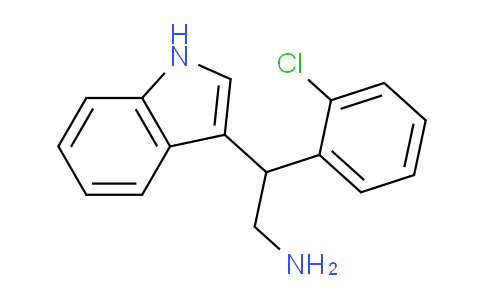 CAS No. 735322-70-0, 2-(2-Chlorophenyl)-2-(1H-indol-3-yl)ethanamine