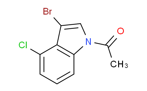 CAS No. 1375064-70-2, 1-Acetyl-3-bromo-4-chloroindole