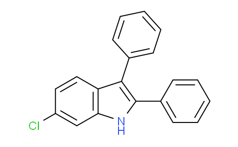 CAS No. 66785-53-3, 6-Chloro-2,3-diphenyl-1H-indole