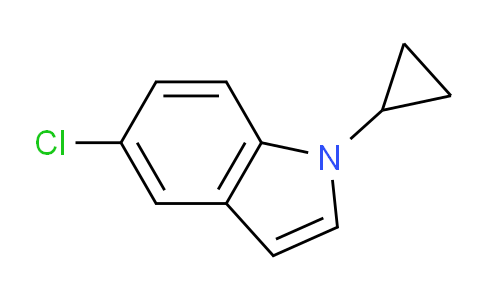 CAS No. 1021154-57-3, 5-Chloro-1-cyclopropyl-1H-indole