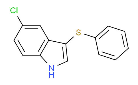 CAS No. 227803-35-2, 5-Chloro-3-(phenylthio)-1H-indole