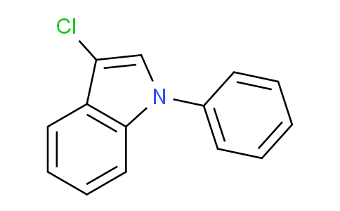 CAS No. 198632-32-5, 3-Chloro-1-phenyl-1H-indole
