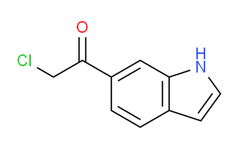 CAS No. 123216-45-5, 2-Chloro-1-(1H-indol-6-yl)ethanone