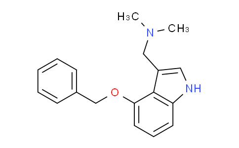 CAS No. 13523-95-0, 1-(4-(Benzyloxy)-1H-indol-3-yl)-N,N-dimethylmethanamine