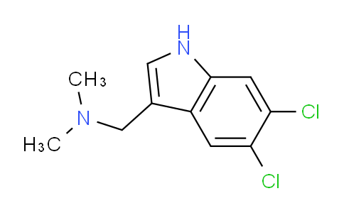 CAS No. 121872-64-8, 1-(5,6-Dichloro-1H-indol-3-yl)-N,N-dimethylmethanamine