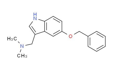 CAS No. 1453-97-0, 1-(5-(Benzyloxy)-1H-indol-3-yl)-N,N-dimethylmethanamine