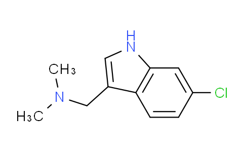 CAS No. 50517-12-9, 1-(6-Chloro-1H-indol-3-yl)-N,N-dimethylmethanamine