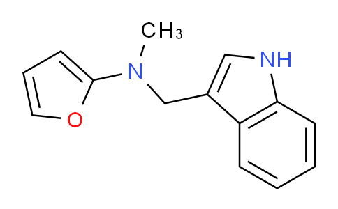 CAS No. 842974-82-7, N-((1H-Indol-3-yl)methyl)-N-methylfuran-2-amine