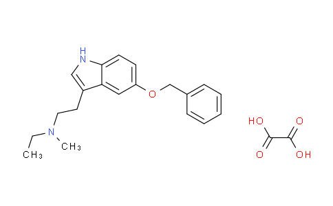 CAS No. 5599-46-2, 2-(5-(Benzyloxy)-1H-indol-3-yl)-N-ethyl-N-methylethanamine oxalate