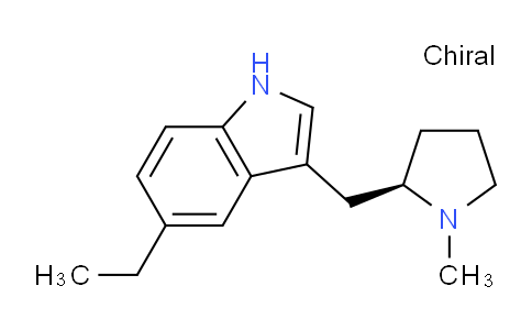 CAS No. 209682-64-4, (R)-5-Ethyl-3-((1-methylpyrrolidin-2-yl)methyl)-1H-indole