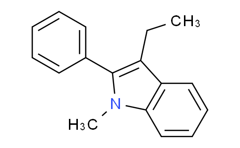 CAS No. 95503-21-2, 3-Ethyl-1-methyl-2-phenyl-1H-indole