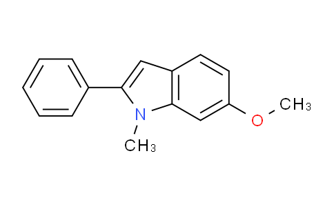 CAS No. 857380-25-7, 6-Methoxy-1-methyl-2-phenyl-1H-indole