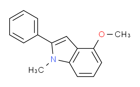 CAS No. 741709-18-2, 4-Methoxy-1-methyl-2-phenyl-1H-indole