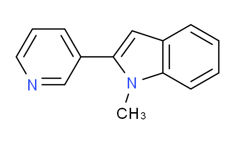 CAS No. 23768-17-4, 1-Methyl-2-(pyridin-3-yl)-1H-indole