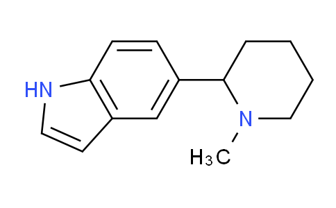 CAS No. 1355219-90-7, 5-(1-Methylpiperidin-2-yl)-1H-indole