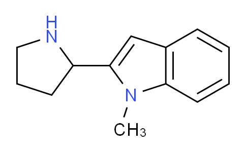 CAS No. 1270520-60-9, 1-Methyl-2-(pyrrolidin-2-yl)-1H-indole