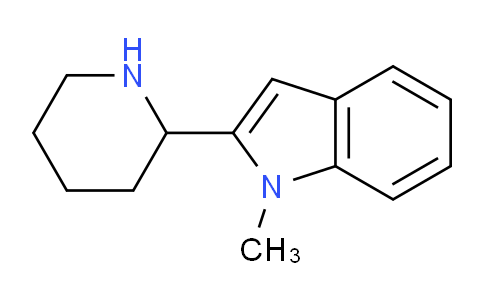CAS No. 1270399-79-5, 1-Methyl-2-(piperidin-2-yl)-1H-indole