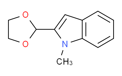CAS No. 773095-30-0, 2-(1,3-Dioxolan-2-yl)-1-methyl-1H-indole