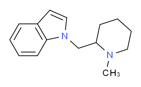 CAS No. 137641-68-0, 1-((1-Methylpiperidin-2-yl)methyl)-1H-indole
