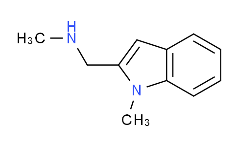 CAS No. 3514-15-6, N-Methyl-1-(1-methyl-1H-indol-2-yl)methanamine