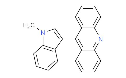 CAS No. 33032-22-3, 9-(1-Methyl-1H-indol-3-yl)acridine