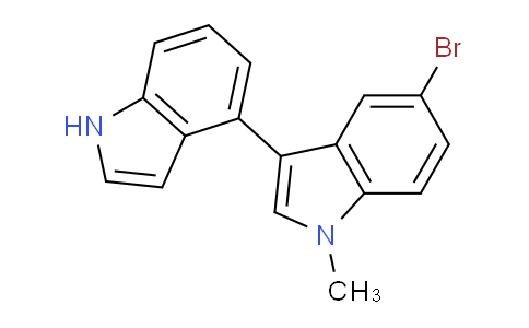 CAS No. 89346-31-6, 5-Bromo-1-methyl-1H,1'H-3,4'-biindole