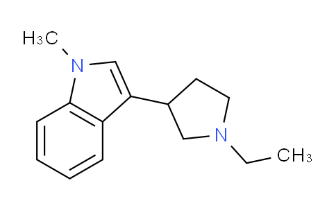 CAS No. 804445-19-0, 3-(1-Ethylpyrrolidin-3-yl)-1-methyl-1H-indole