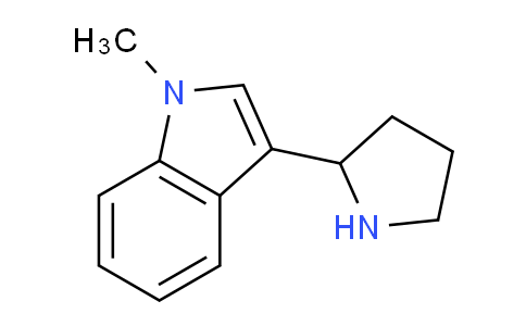 CAS No. 780700-12-1, 1-Methyl-3-(pyrrolidin-2-yl)-1H-indole