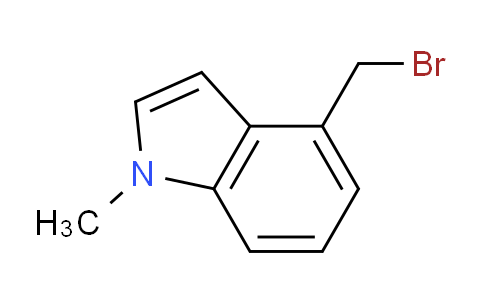 CAS No. 1371535-79-3, 4-(Bromomethyl)-1-methyl-1H-indole