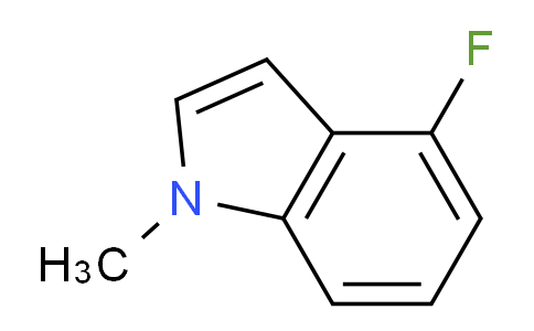 CAS No. 441715-34-0, 4-Fluoro-1-methyl-1H-indole