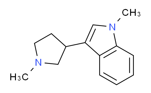CAS No. 803650-01-3, 1-Methyl-3-(1-methylpyrrolidin-3-yl)-1H-indole