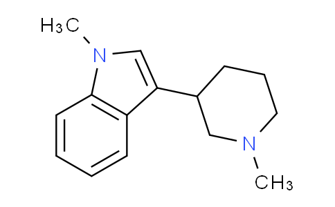CAS No. 804445-38-3, 1-Methyl-3-(1-methylpiperidin-3-yl)-1H-indole