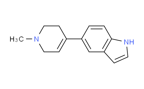CAS No. 885273-31-4, 5-(1-Methyl-1,2,3,6-tetrahydropyridin-4-yl)-1H-indole