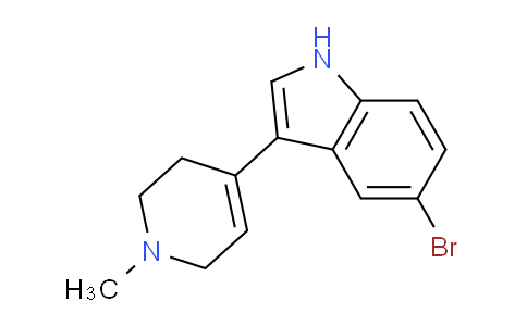 CAS No. 116480-53-6, 5-bromo-3-(1-methyl-1,2,3,6-tetrahydropyridin-4-yl)-1H-indole