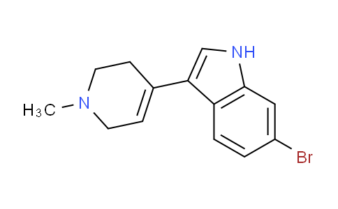 CAS No. 301856-44-0, 6-Bromo-3-(1-methyl-1,2,3,6-tetrahydropyridin-4-yl)-1H-indole