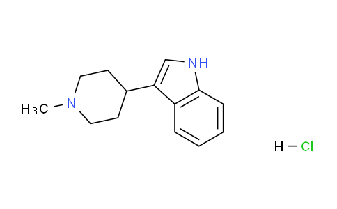 CAS No. 1956385-76-4, 3-(1-Methylpiperidin-4-yl)-1H-indole hydrochloride