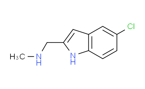 CAS No. 883528-38-9, 1-(5-Chloro-1H-indol-2-yl)-N-methylmethanamine