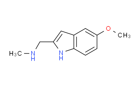 CAS No. 91180-69-7, 1-(5-Methoxy-1H-indol-2-yl)-N-methylmethanamine